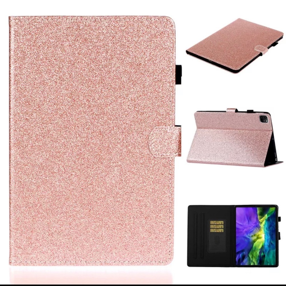 2020 iPad Pro 11 Glitter Flip Wallet Tablet Cover